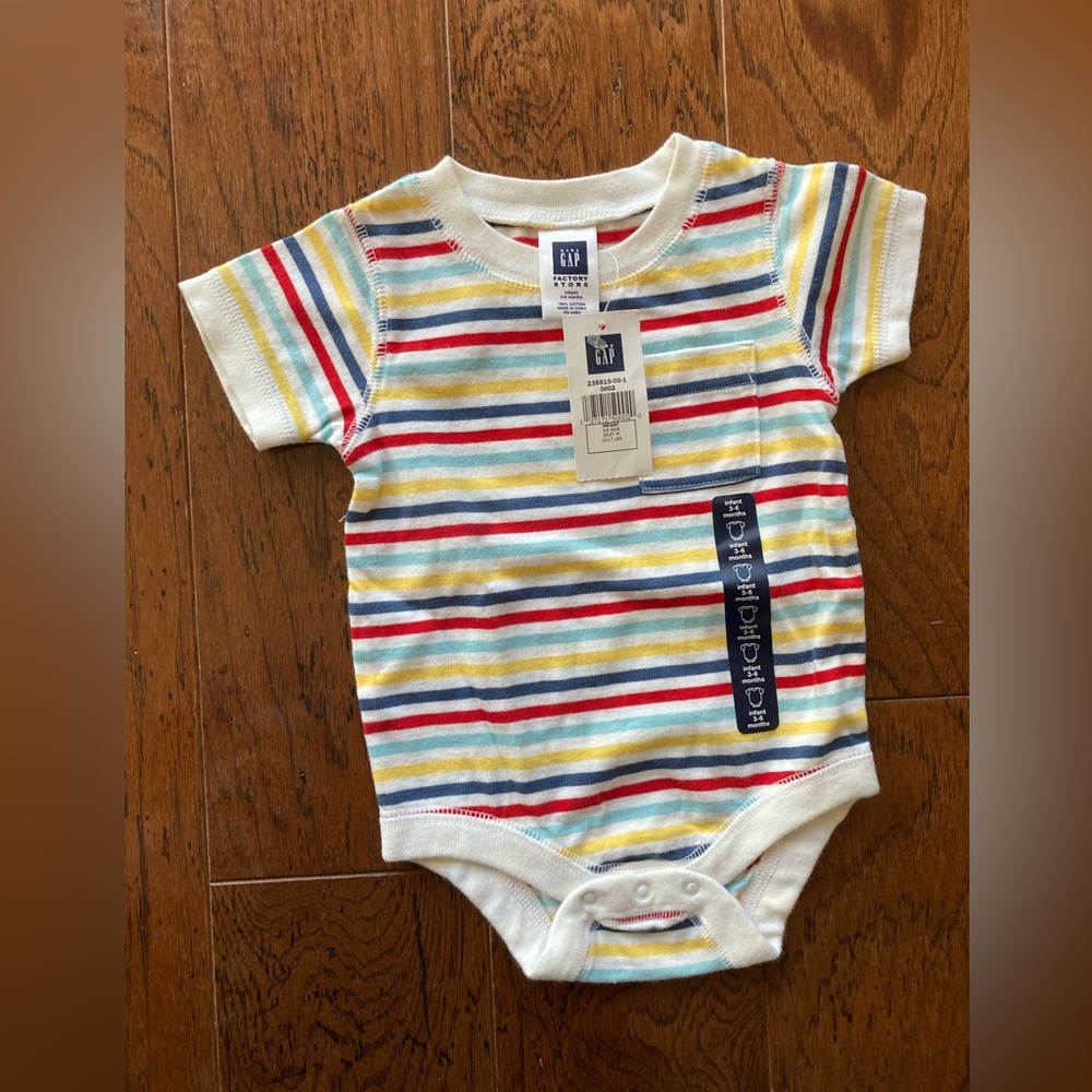Baby Gap striped onesie